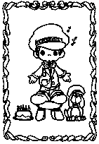 coloriage moments precieux le telegraphe musicale